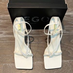 Ego white heels